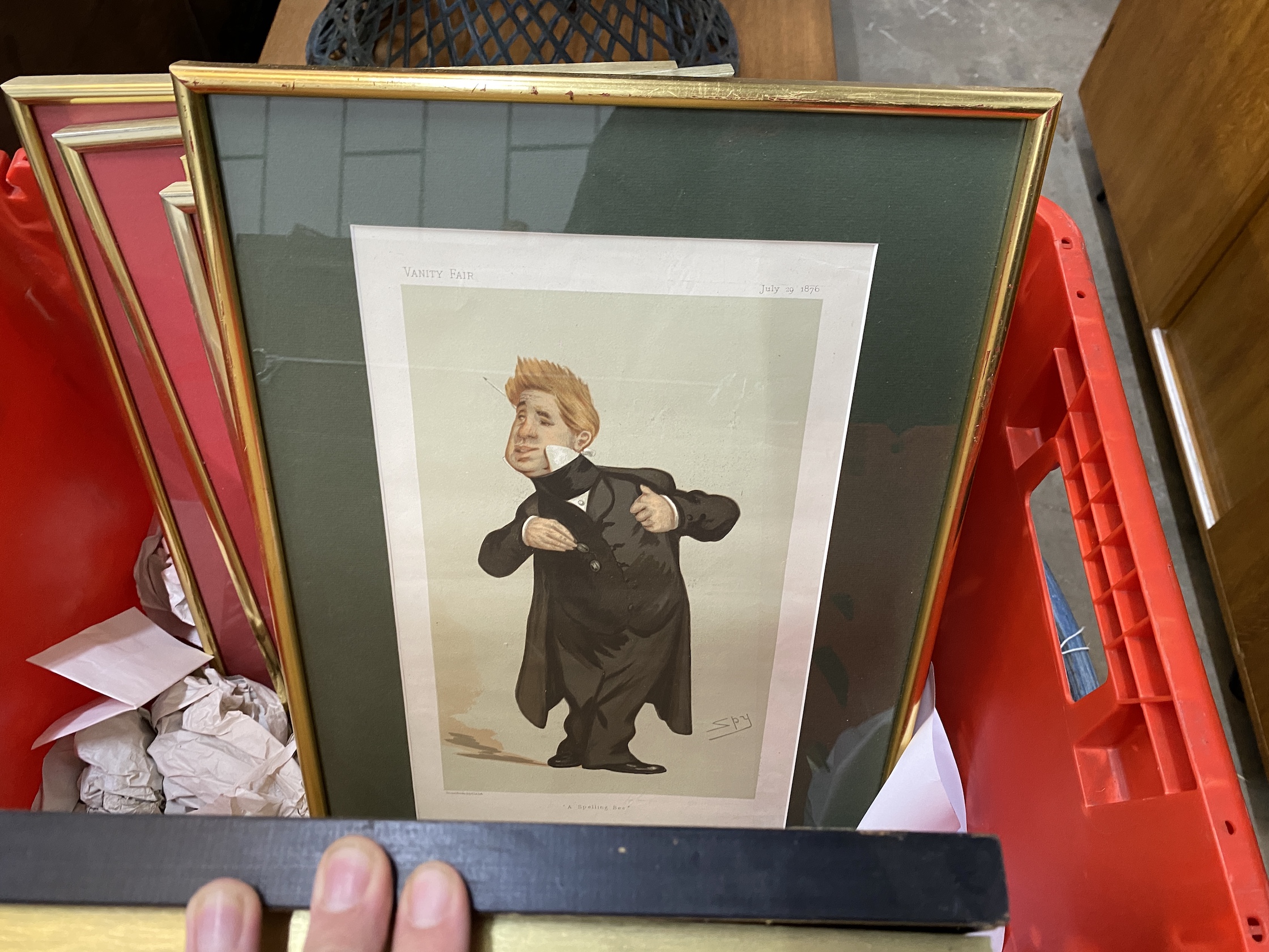 Eight assorted Spy and other prints